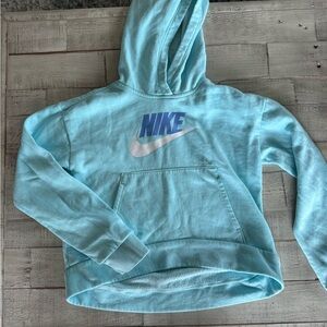 Nike  girls Light Blue hoodie